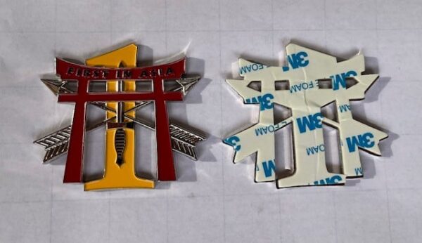 1st SFG(A) "First In Asia" Car Badge - Image 3