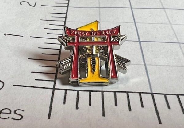 1st SFG (A) "First In Asia" 3/4" Pin - Image 2