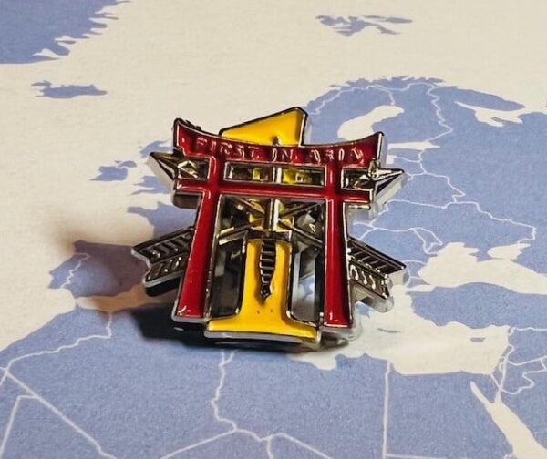 1st SFG (A) "First In Asia" 3/4" Pin