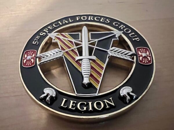 5th SFG(A) "LEGION" Coin with VN stripes