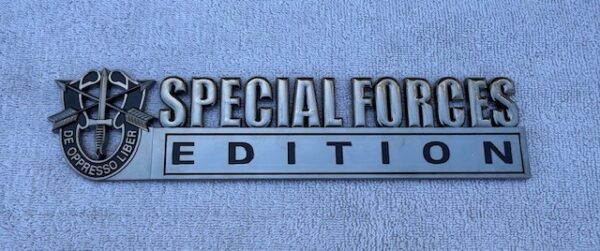 "Special Forces" Edition Car Badge 10" - Image 5
