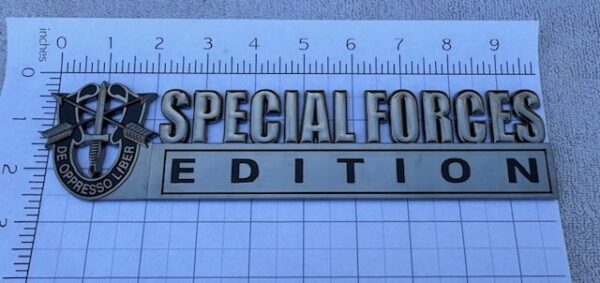 "Special Forces" Edition Car Badge 10" - Image 4