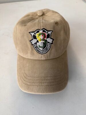 3rd SFG (A) SF Crest with "3" Low Pro Baseball Softstyle Cap- Khaki