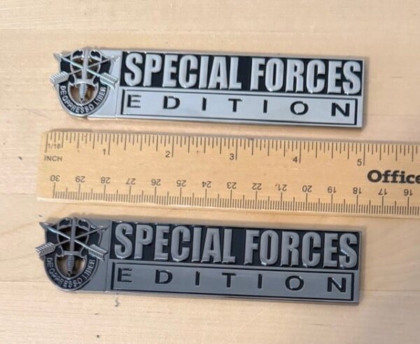 Special Forces Edition 5" Car Badge
