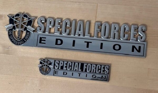 "Special Forces" Edition Car Badge 5" - Image 4