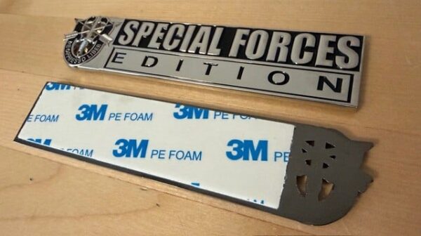"Special Forces" Edition Car Badge 5" - Image 2