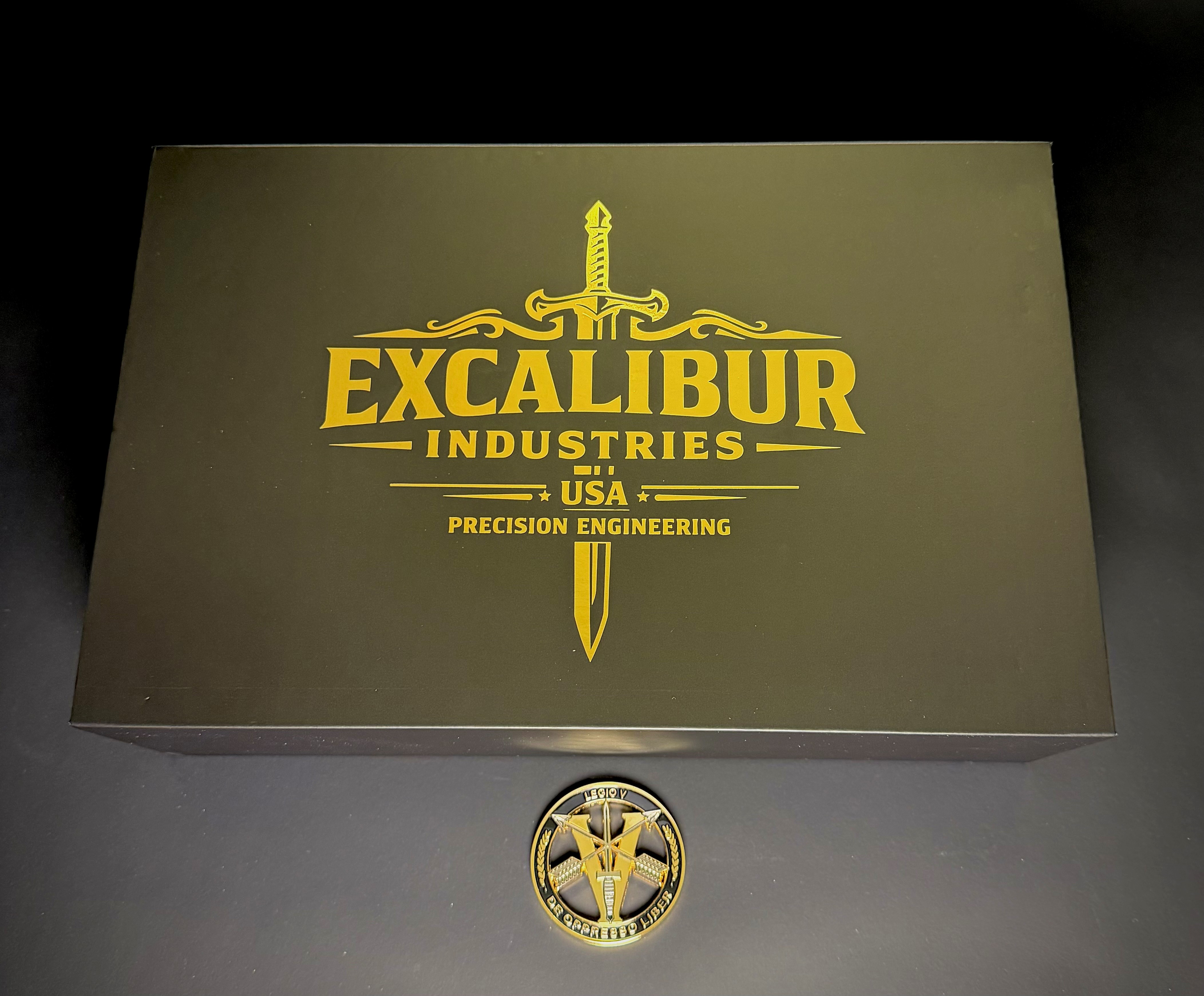Excalibur Industries presentation box