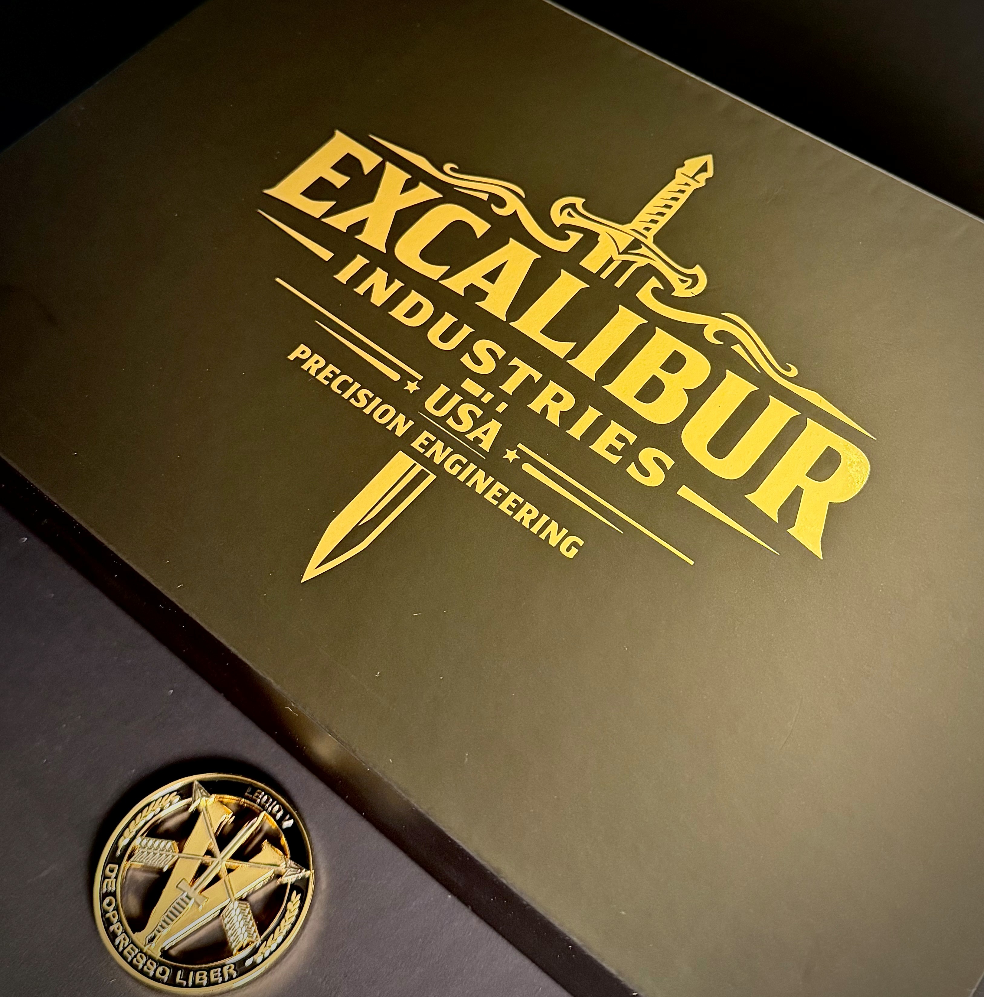 Excalibur Industries box detail