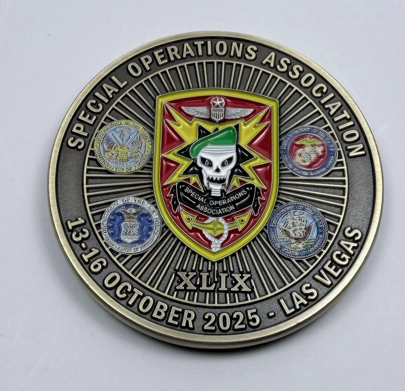 Precision engineered challenge coin